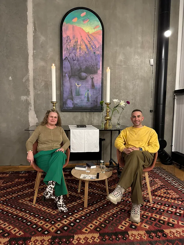 Præst i Kirken i Ørestad, Rikke Weissfeld og Abdel Aziz