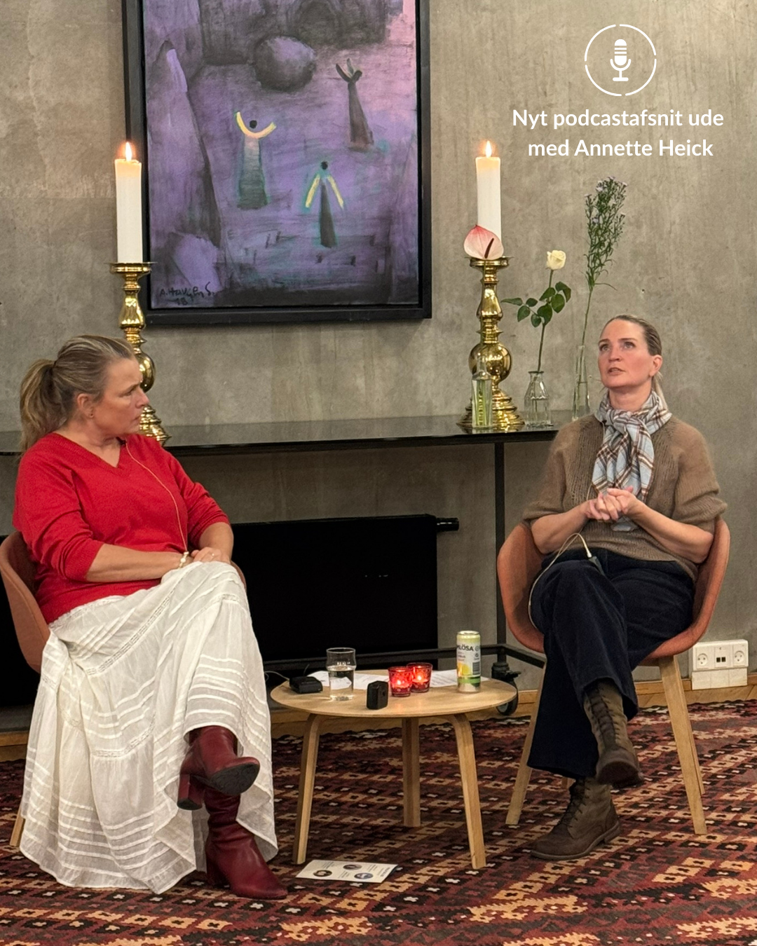 Præst i Kirken i Ørestad, Rikke Weissfeld, interviewer Helle Hein om hendes forhold til tro.