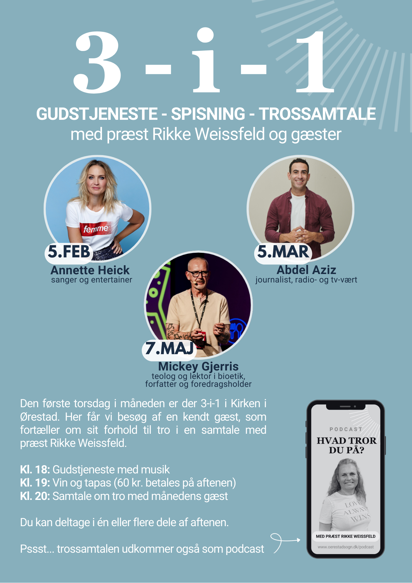 billeder af deltagere til 3-i-1 i foråret 2025